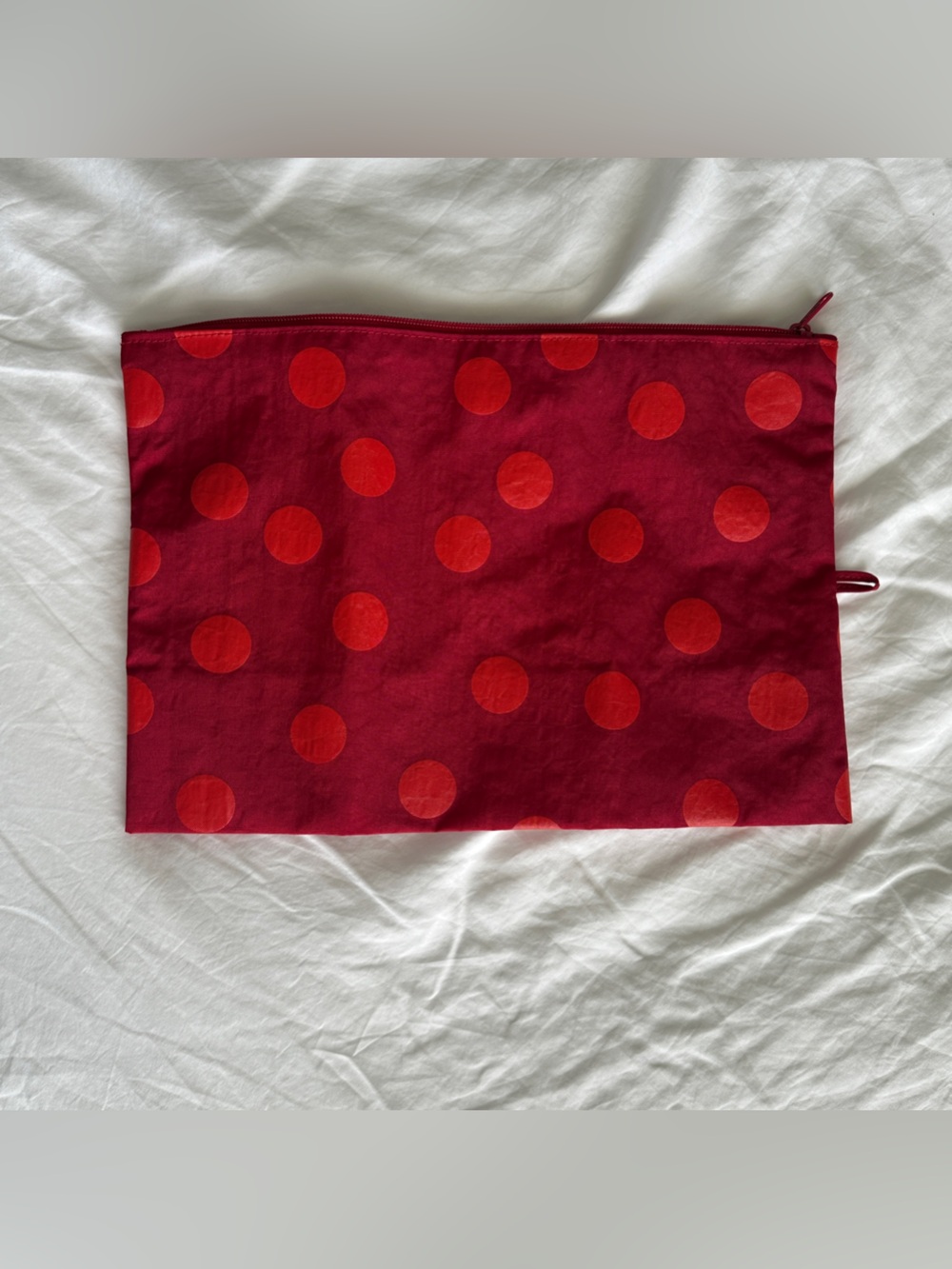 Baggu Go Pouch Red Polka Dot